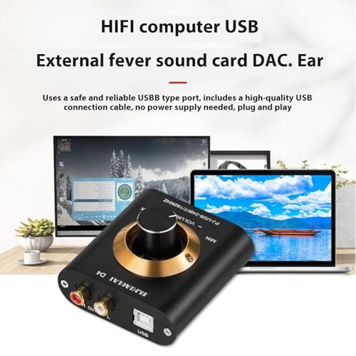 Plus de grésillements sur PC avec l'amplificateur externe HiFi USB de résolution 24 bits - 5