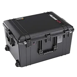 Pelican Air 1637 Case No Foam (2020 Edition with Push Button Latches) - Black, 016370-0011-110