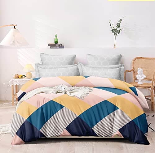 Image of Supersoft Microfiber Reversible AC Comforter /Duvet /Blanket /Quilt Double Bed - 90 inch x 100 inch inch - Oyester Pink (Comforter ONLY)