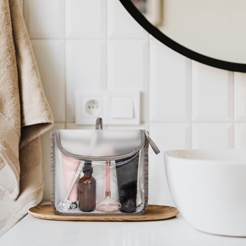 (re) zip 11-Piece Travel Organization Kit | TSA-Compliant Travel Quart, Small, Medium, & Gallon Zippered Bags, and 3 Leakproof Stand Up Bags |For Documents, Toiletries, Snacks & More3