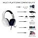 immagine 6THE G-LAB Korp COBALT Cuffie da Gaming PS4 - Microfono Cuffie Stereo, Ultra Leggero, Cuffie per Basso Elettrico - Mic Jack da 3,5 mm per PC PS4 Xbox One Mac Nintendo Switch Tablet Smartphone (Bianco)