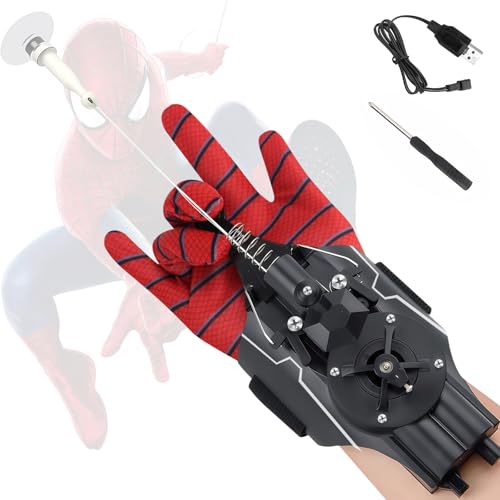 El Mejor Listado de Mano spiderman - los más vendidos. 37 LUHI El Lanzador de héroes, Lanzador de arañas, Lanzador automático, Juguetes de proyectiles, Son Maravillosos Regalos de cumpleaños y Navidad para niños y niñas Mayores de 3...