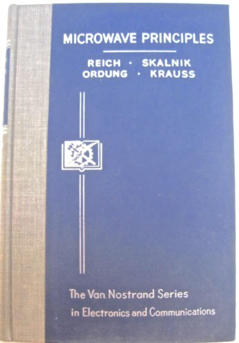 Microwave principles (The Van Nostrand series i... B0007DS0K2 Book Cover