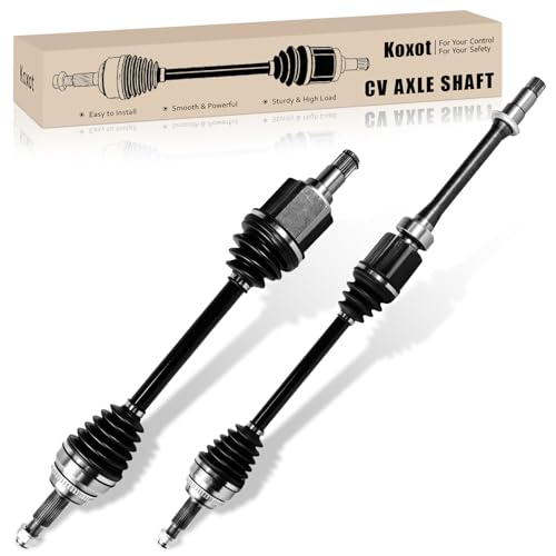Koxot 2PC Front CV Axle Shaft Assembly Compatible with Toyota Sienna 2011 2012 2013 2014 2015 2016 V6 3.5L FWD, Sienna 2011 2012 L4 2.7L, Driver and Passenger Side, OE# NCV69184 NCV69055