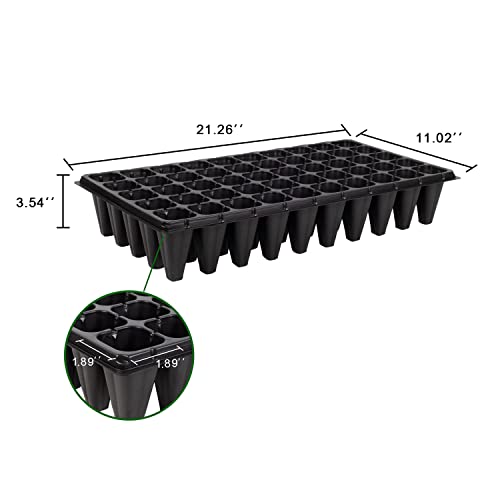 Rootrimmer 50 Cell, 10Pcs-Pack Thick Durable Seedling Plastic Nursery Trays (Ggqb50, 10/20) 1 #TOP3