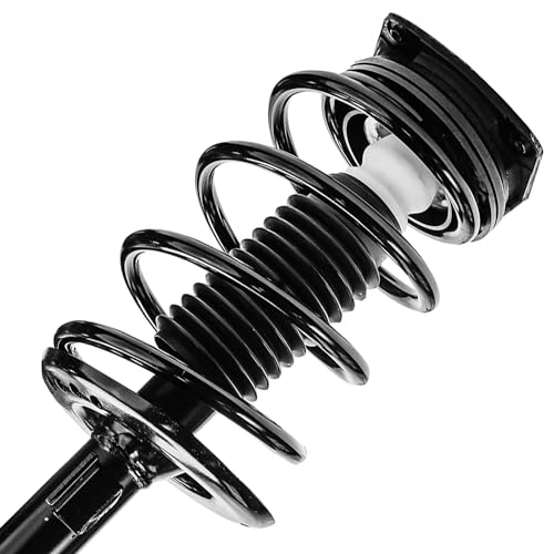 Image of Detroit Axle - Front Struts for 2007-2012 Nissan Sentra [Base, S, SL, SR] Complete 2 Struts with Coil Springs 2008 2009 2010 2011 Replacement Suspension Quick Install Ready Strut Shock Assembly
