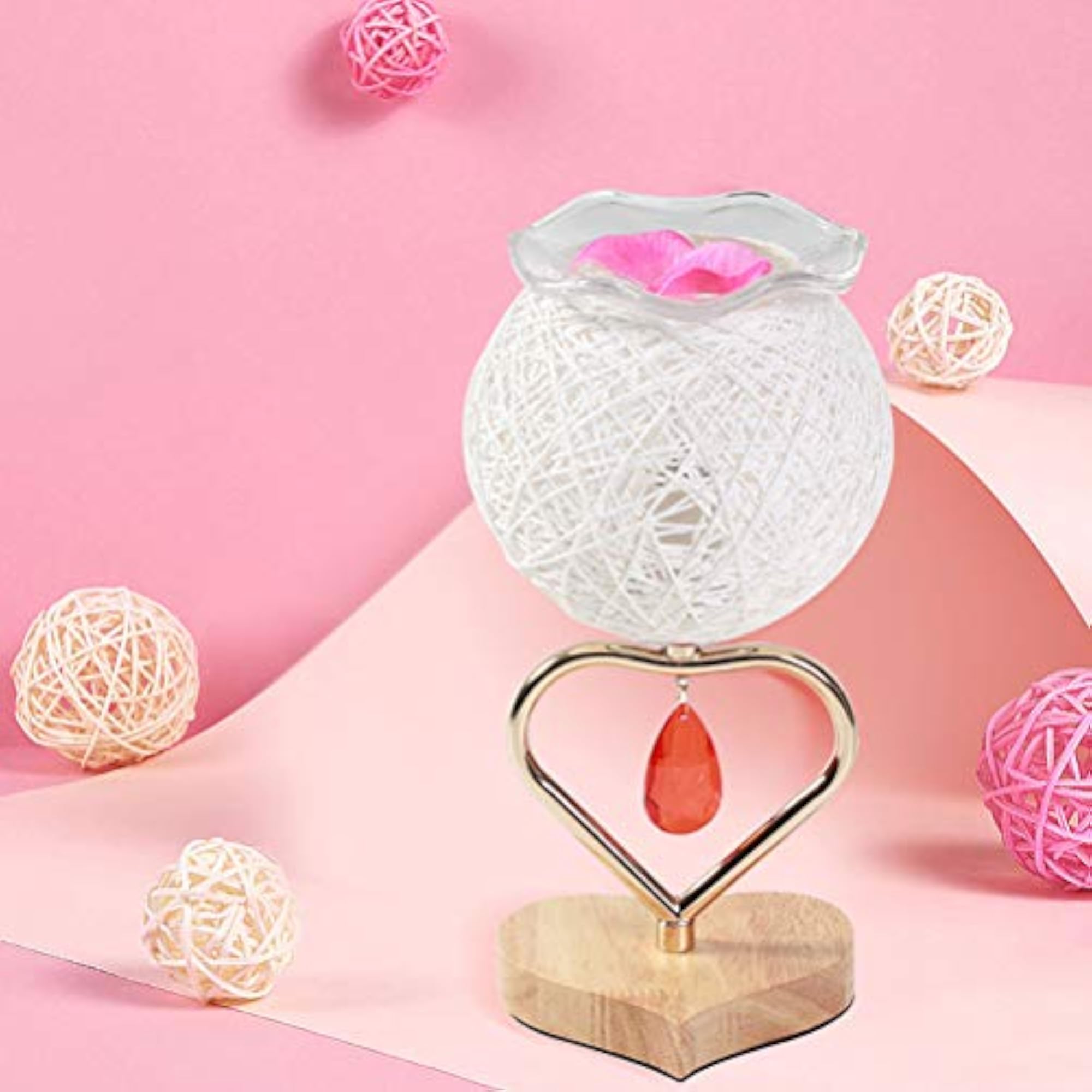 Heart Shape Aroma Essential Lamp Night Light