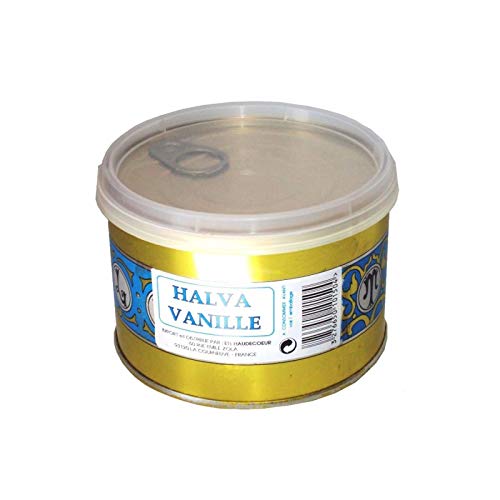 SAMIA - Halvas à la vanille de qualité supérieure - 400g - Délices sucrés de l'Orient pour les gourmands exigeants. - Lot De 3 - Vendu Par Lot