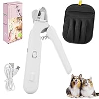 Lichtschere Pro, 2-in-1 LED-Krallenschere, Haustier Nagelknipser mit LED-Licht, Krallenschere für Katzen mit LED, Krallenschere Mit Licht für Hunde, Katze Hunde Nagelschere, vermeidet Überschneiden