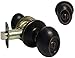 5 Pack Dark Oil Rubbed Bronze Privacy Bedroom Bathroom Door Oval Egg Style Knob Handle Lock 6093DBR