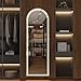 Arched Full Length Mirror with LED Lights, 60