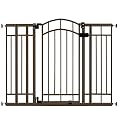 Summer Infant Multi-Use Deco Extra Tall Walk-Thru Baby Gate, Bronze