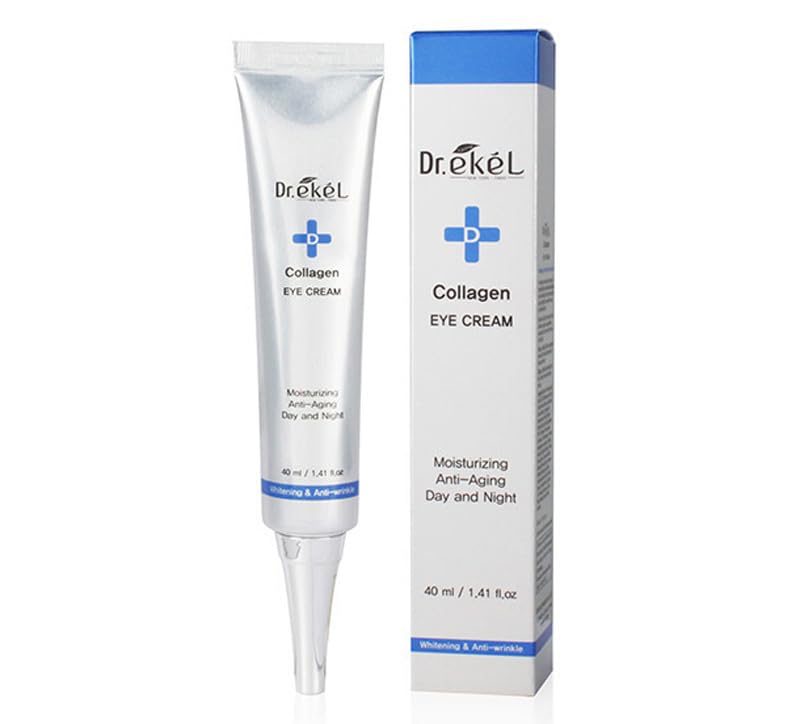 3W Clinic Dr. Ekel Collagen Eye Cream, Anti-Aging Moisturizer, Day and Night, 1.41 fl oz/Korea-Beauty/Korea Made