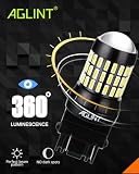 AGLINT 3157 Żarówka LED T25 3156 P27/7W 66SMD Niezwykle jasne światła cofania do samochodu Kierunkowskazy Hamulca Tylne Światła Do Jazdy Dziennej Białe 12V 24V