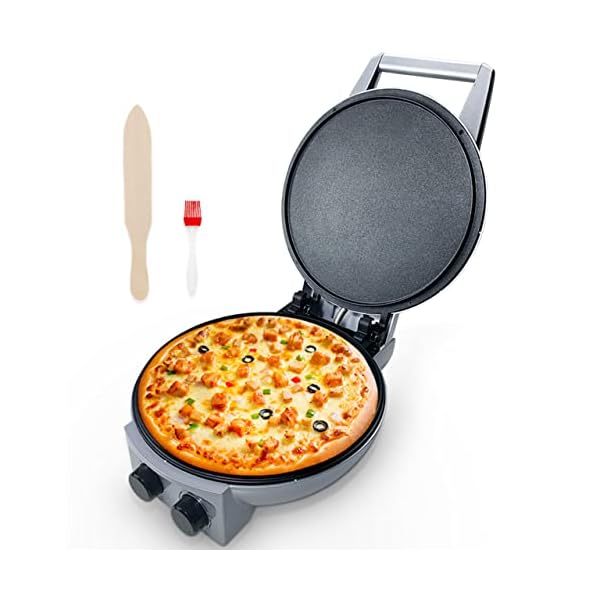 HeHoGoGo Electric Pizza Maker Countertop Pizza Cooker for Home Non