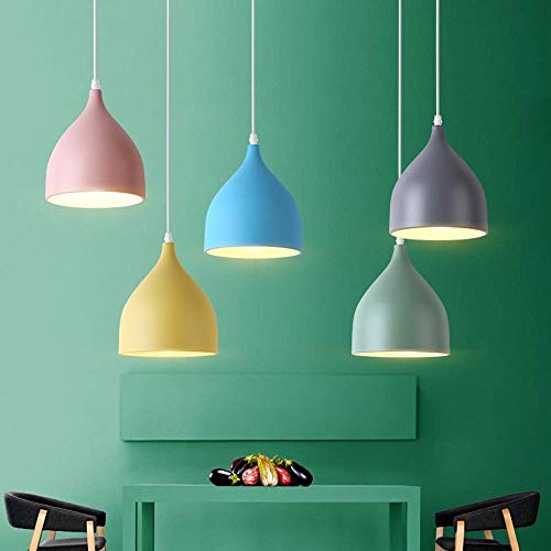 Lámpara colgante nórdica pequeña con acabado de hierro premium para decoración sofisticada 5