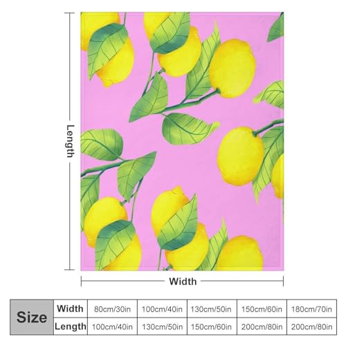 Couverture de lit en peluche plaid canapé décoration jaune citron - 3