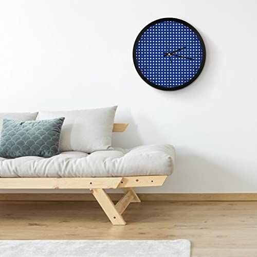 Pendule Murale Silencieuse Étoile Bleue : Apportez du Calme dans votre Bureau et École