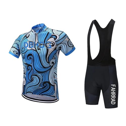 Maillot cyclisme ensemble KAISUN vêtement vélo homme cuissard gel 9D