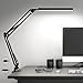 SKYLEO Lampada da scrivania a LED con morsetto, luce di lettura per la cura degli occhi dimmerabile, lampada a braccio oscillante a 3 modalità colore, lampada da scrivania con clip USB