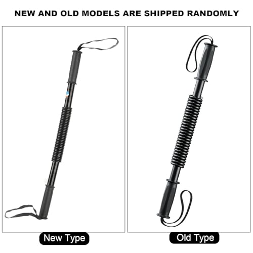 HERCHR 20 kg Power Twistering Bar-Arm Shoulder Builder Spring Exerciser Spring Exerciser Power Wrist