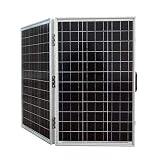 ECO-WORTHY 120W 12V Powerful Folding Solar Panel for Home Car Boat