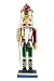 Clever Creations Christmas King Nutcracker | Blue, Silver, White with Scepter | Festive Christmas Decor | Traditional Wooden Design Great for Any Collection | 10" Tall Perfect for Shelves and Tables