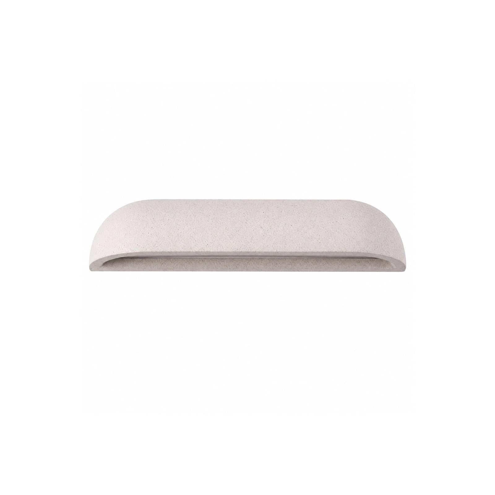 OZBMA Minimalist Outdoor Wall Light, White Sandstone LED Sconce, IP65 Waterproof Die-Cast Aluminum Exterior Lamp with Acrylic, Porch Lighting Fixtures for Patio, Garden, Balcony Threshold