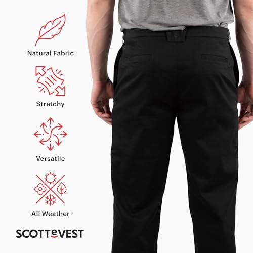 SCOTTeVEST Hidden Cargo Pant for Men - 8 Hidden Pockets - Casual for Travel & More3