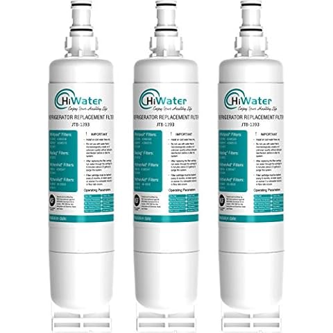 HiWater 4396508 Refrigerator Filter Compatible with Whirlpool EDR5RXD1, W10186668, 4396510, NLC240V, 4396508P, Filter 5, 4392857, 46-9010 - 3 Pack Cover