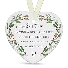 Sister-heart-shaped Ceramic