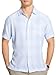 Van Heusen Men's Rayon Poly - Short Sleeve Pt Collar Shirt