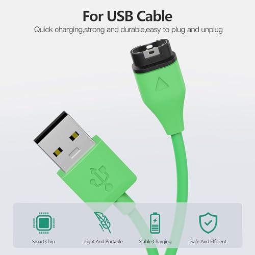 Image of AWINNER Compatible with Garmin Watch Charger Cable (USB A -2 Pack)