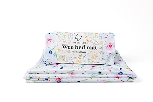 Protège-matelas réutilisable Wee Bed Mat imperméable lit simple alèse lavable voyage enfant - 2