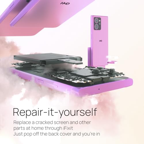Image of HMD Skyline 5G | Android 14 | Unlocked Smartphone | Dual SIM | US Version | 8 /256GB | 6.55 inch 144Hz pOLED Screen | 108MP Triple Camera | 50MP Selfie Camera | Neon Pink