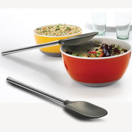 Durable Silicone Kitchen Utensils, 2 Pack, Black