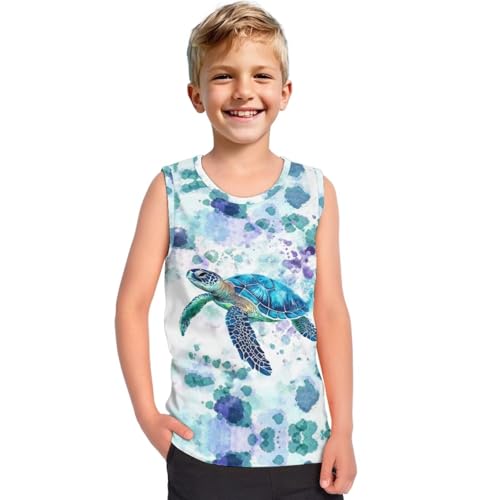 Toddler and Little Boys' Tank Tops Sleeveless Vest for 1-7 Y