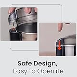 Coffee Bean Grinder Kitchen Grinder 300W Motor 6 Blades Mixers Household Small Grinding Machine Dry Grains Bean Nut Spices, Food Grade Material (no Handle) - Image 6