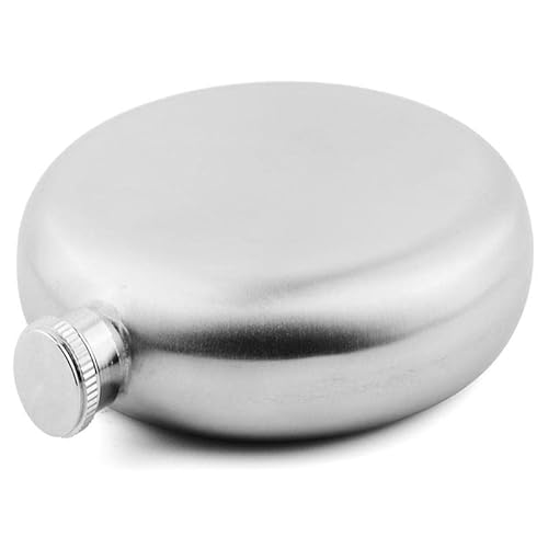 5Oz Mirror Glossy Jug Stainless Steel Round Whiskey Flask Portable Alcohol Hip Flask Wine Bottle Holsters Flasks #TOP4