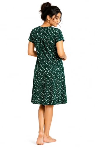 Image of Onekbhalo Women Cotton Night Dress Printed Culf Length Night Gown Short Nighty