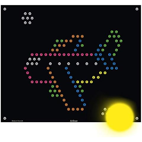 IllumiPeg Things That Go Refill templates for Basic Fun Lite Brite Ultimate Classic (10 Sheets, 7x8) Cover