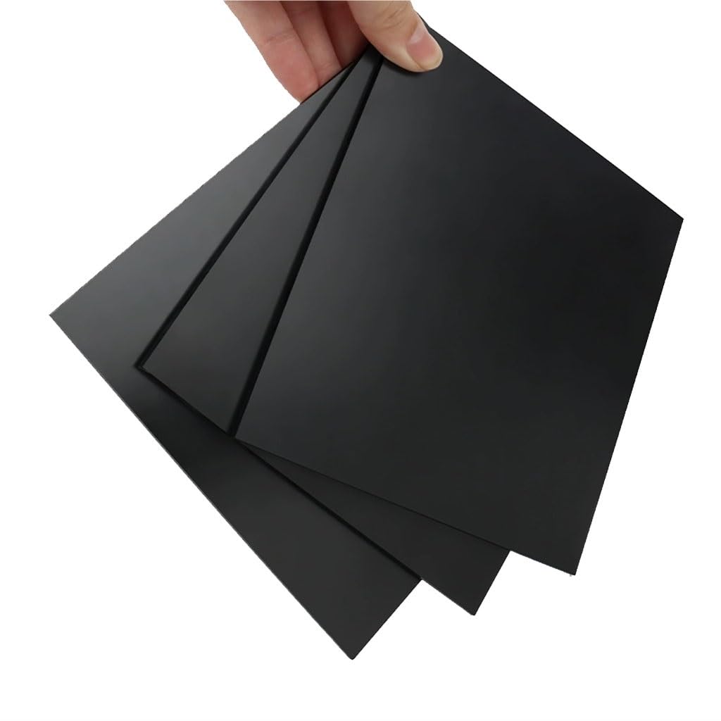 1pcs 3mm Thick Black Electrical Bakelite Board, 100mm×100mm Insulated Plate, Temperature Resistant Phenolic Resin Sheet