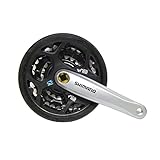 Shimano Altus FC-M311 Kurbelgarnitur 42/32/22 schwarz/silber 2018 MTB