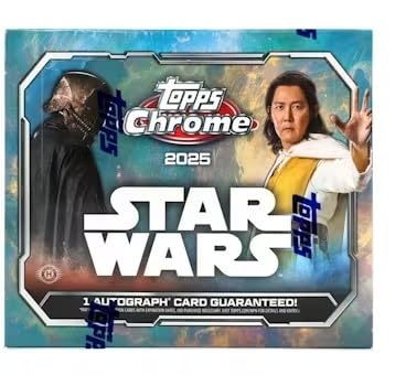 Amazon.com: 2025 Topps Star Wars Chrome Hobby Box : Collectibles