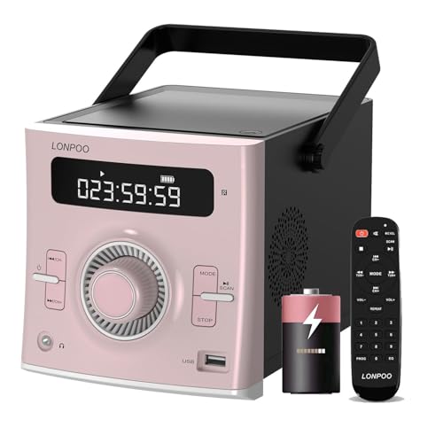 Amazon.co.jp: ポータブルCDプレーヤー 20W bluetooth対応/FMラジオ