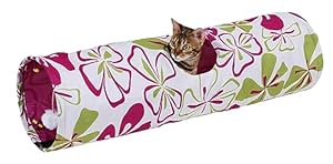 Kerbl Katzentunnel Flower 82638 mit Raschelfolie