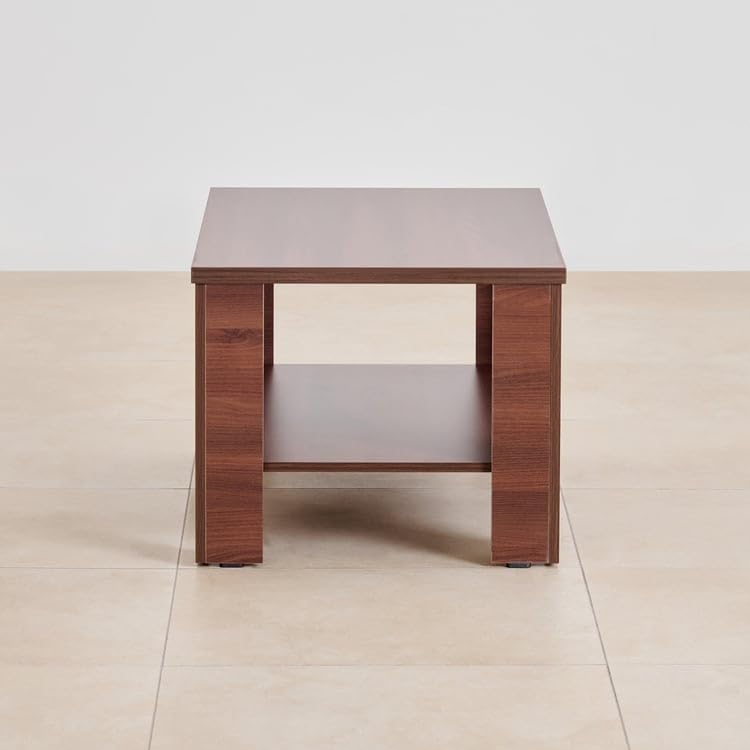 Image of Home Centre | Clary | Engineered Wood | Center Table | Coffee Table | Brown | 1 Year Warranty