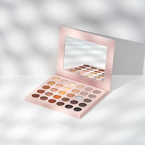 W7 Just Mattes Pressed Pigment Palette - 30 Natural Nude Colors - Flawless Long-Lasting Every Day Vegan Makeup #TOP1