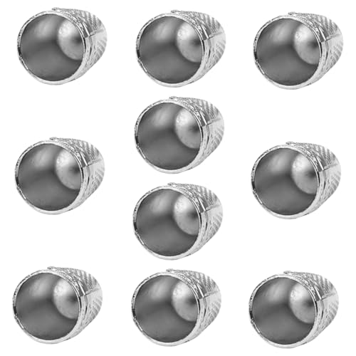 DOITOOL Convenient Portable Finger Protectors 10pcs Sewing Thimble for Needlework