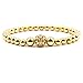 Produktbild Stone Bracelet, Micro Inset Zirkon Gold Armband Laterne Kugel Zubehör Armreif Fashion Frauen Männer Perlen